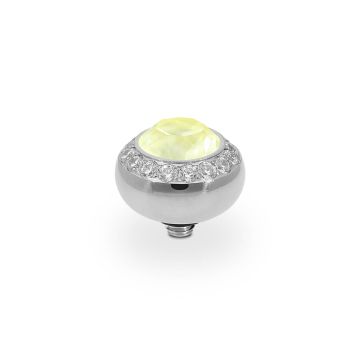 Qudo kivi TONDO Deluxe 10 mm - Silver/Soft Yellow Ignite