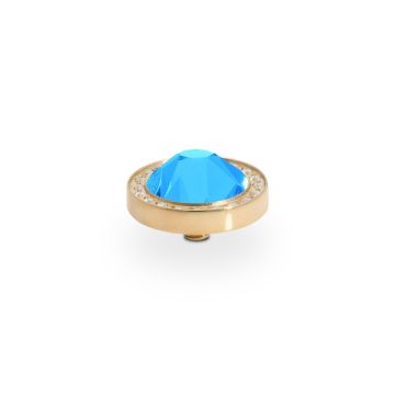 Qudo kivi CANINO Deluxe 10,5 mm - Gold/Electric Blue Ignite