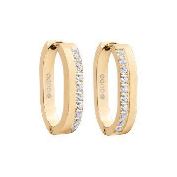 Qudo SAN REMO kõrvarõngad - Gold/Crystal