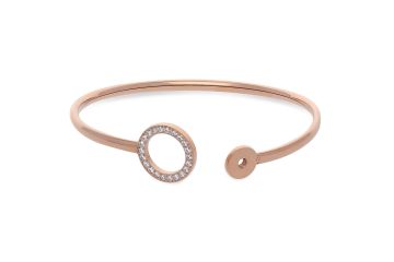 Qudo baaskäevõru CASSINE - Rose Gold/Crystal