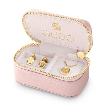 Qudo ehtekomplekt CUORICINO - Gold/Crystal