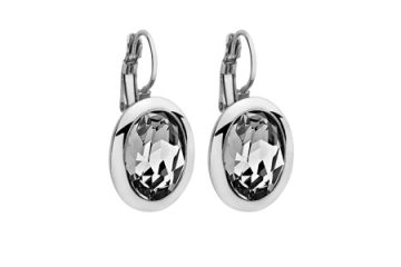 Qudo kõrvarõngad TIVOLA - Hõbe/Crystal