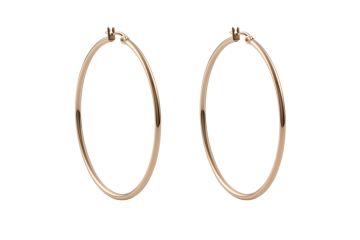 Qudo VALENTANO baaskõrvarõngad 50mm - Gold