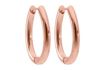 Qudo kõrvarõngad CAMERINO 17x24 mm - Rose Gold