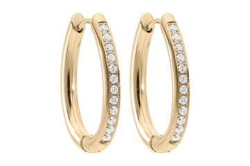 Qudo kõrvarõngad CAMERINO Deluxe 17x24 mm - Gold