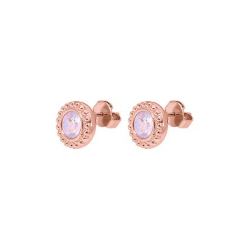 Qudo kõrvarõngad GHIARE - Rose Gold/Lavender Delite