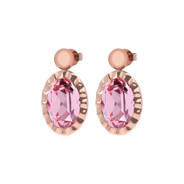 Qudo kõrvarõngad TIVOLA UNICA - Rose Gold/Light Rose