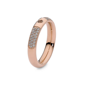 Qudo Interchangeable DELUXE baassõrmus - Rose Gold