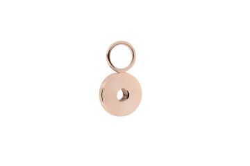 Qudo VALENTANO kõrvarõnga ripats - Rose Gold