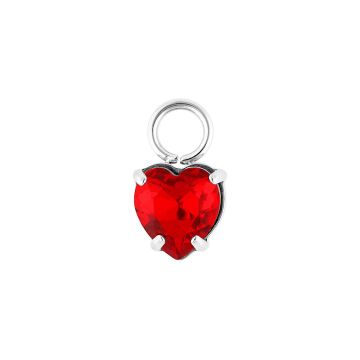 Qudo Charm ripats SALICE - Hõbe/Red