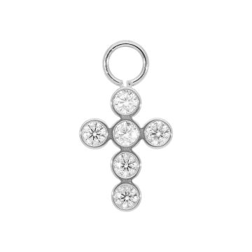 Qudo Charm ripats PENDINO - Silver/Crystal