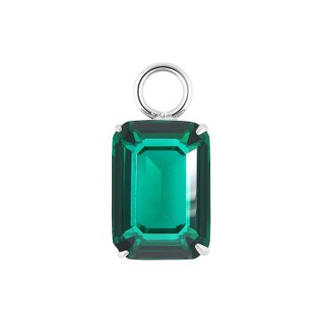 Qudo Charm ripats ORRIA - Silver/Emerald