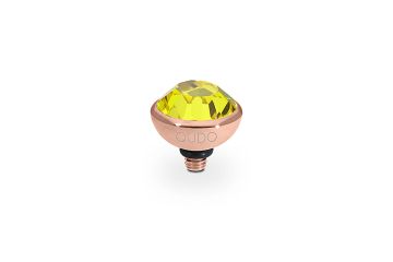 Qudo kivi BOTTONE 10 mm - Rose Gold/Citrine