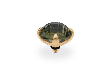 Qudo kivi SEANO 13 mm - Gold/Olivine