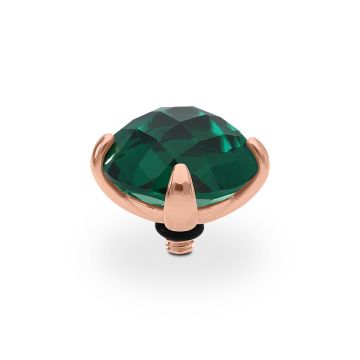 Qudo kivi SEANO 13 mm - Rose Gold/Emerald