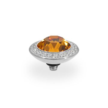 Qudo kivi TONDO DELUXE 13 mm - Silver/Topaz