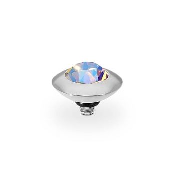 Qudo kivi TONDO 9 mm - Silver/Light Colorado Topaz Shimmer