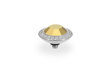 Qudo kivi TONDO DELUXE 13mm - Hõbe/Crystal Aurum