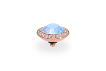 Qudo kivi TONDO DELUXE 13 mm - Rose Gold/Light Sapphire Opal