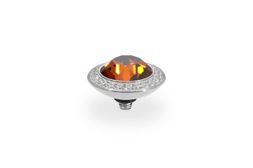 Qudo kivi TONDO DELUXE 13mm - Hõbe/Smoked Amber