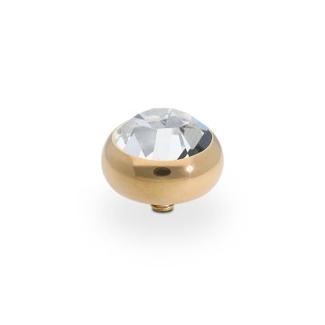 Qudo kivi SESTO 10 mm - Gold/Crystal