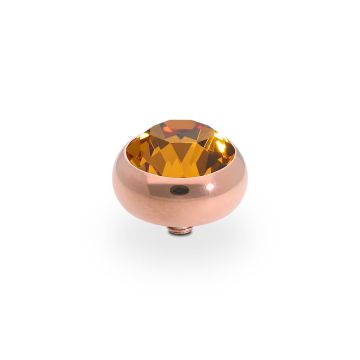 Qudo kivi SESTO 10 mm - Rose Gold/Topaz