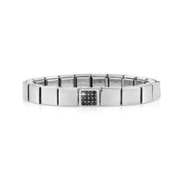 Nomination Composable GLAM käevõru mustade Swarovski tsirkoonidega pave lüliga