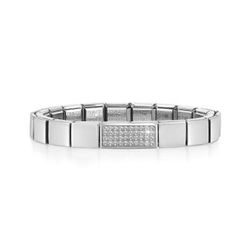 Nomination Composable GLAM käevõru valgete Swarovski tsirkoonidega pave lüliga