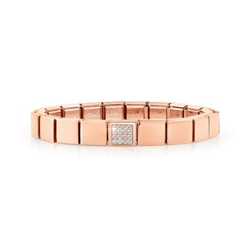 Nomination Composable GLAM käevõru valgete Swarovski tsirkoonidega pave lüliga