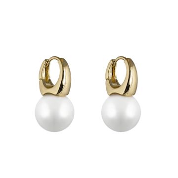 SNÖ kõrvarõngad Gracie - kuld/valge