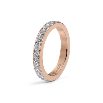 Qudo ETERNITY BIG vahesõrmus - Rose Gold