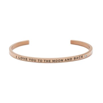 OLLA käevõru I love you to the moon and back - roosa kuld