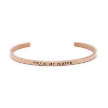 OLLA käevõru You´re my person - roosa kuld