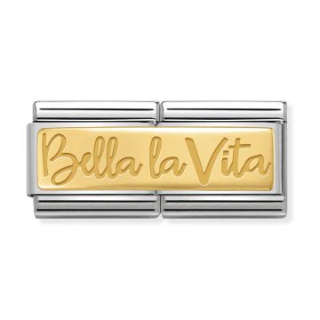 Nomination Composable Classic lüli "Bella la Vita" kollane kuld
