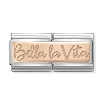Nomination Composable Classic lüli "Bella la Vita" roosa kuld