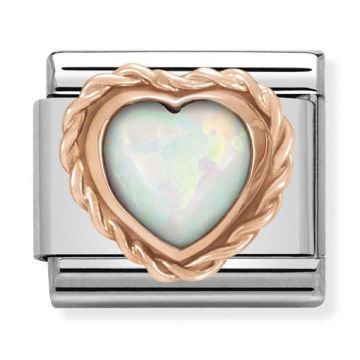 Nomination Composable Classic lüli süda valge opaal