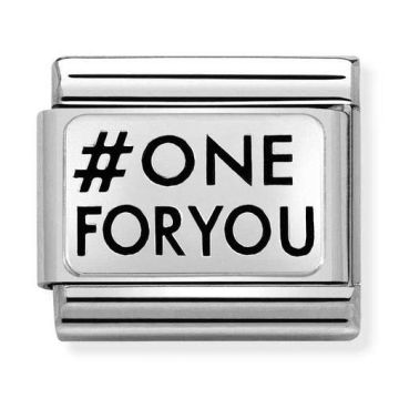 Nomination Composable Classic lüli #ONEFORYOU (One for me one for you)