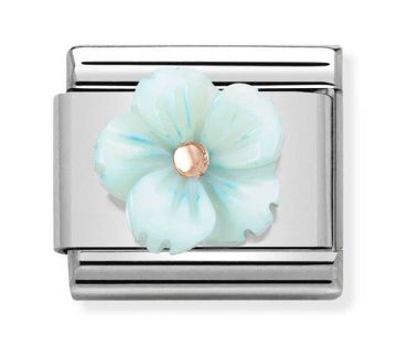 Nomination Composable Classic lüli pärlmutter lill - türkiis