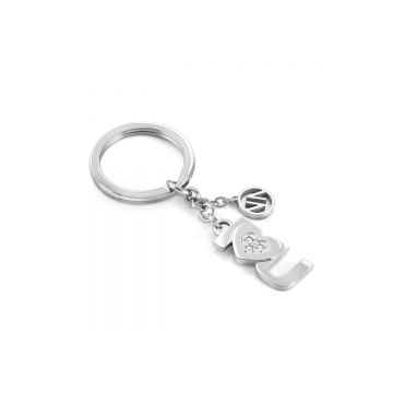 Nomination KEYRINGS terasest võtmehoidja I LOVE YOU