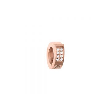 Qudo Charm ripatsi kinnitus Deluxe 8 mm - Rose Gold