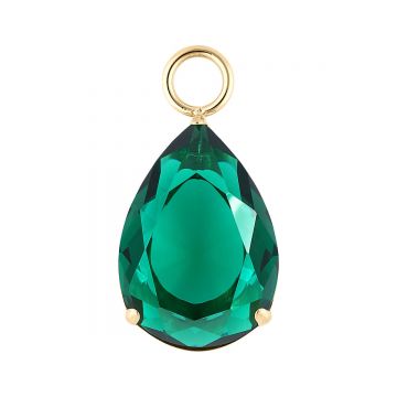 Qudo Charm ripats TEANA - Gold/Emerald