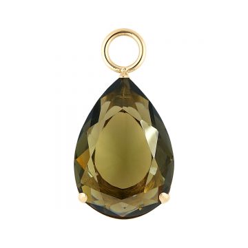 Qudo Charm ripats TEANA - Gold/Black Diamond