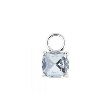 Qudo Charm ripats CELSO - Silver/Crystal