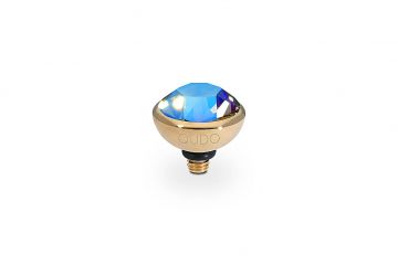 Qudo Interchangeable kivi BOTTONE 10mm - Gold/Black Diamond Shimmer
