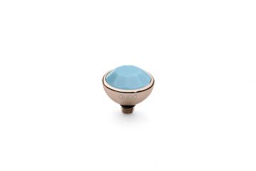 Qudo Interchangeable kivi BOTTONE 10mm - Rose Gold/Turquoise Opal