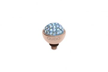 Qudo Interchangeable kivi CASALE 9mm - Rose Gold/Light Sapphire Shimmer