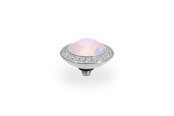 Qudo kivi TONDO DELUXE 13 mm - Silver/Rose Opal