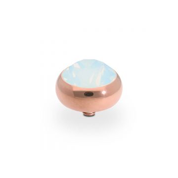 Qudo kivi SESTO 10 mm - Rose Gold/White Opal