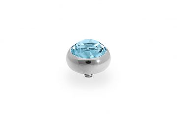 Qudo kivi SESTO 10 mm - Silver/Aquamarine Ignite