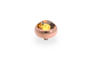 Qudo kivi SESTO 10mm - Roosa kuld/Light Amber